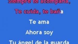 Karaoke Tu Angel De La Guarda Gloria Trevi