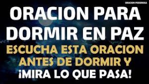 Oración para dormir en paz, escucha esta oración antes de dormir y mira lo que pasa!