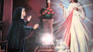 Santa Faustina y su Angel de la guarda