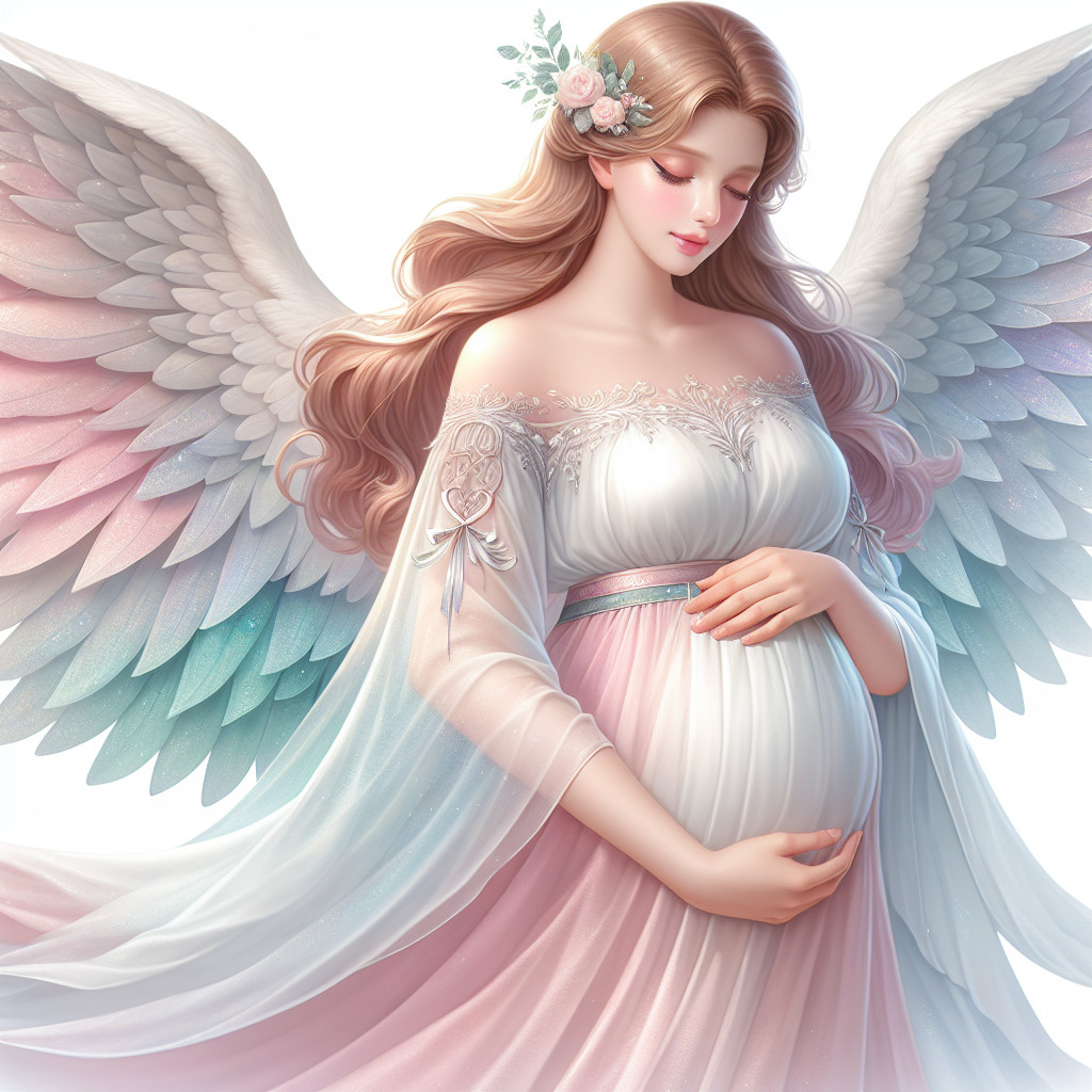 Ángel del Embarazo: Un Protector Celestial Durante la Dulce Espera 1